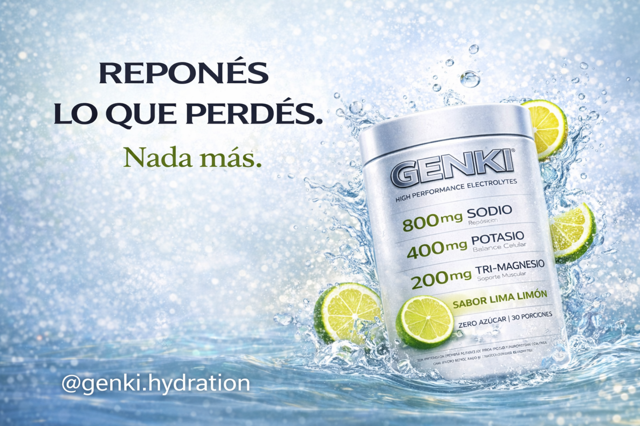 Genki reponés lo que perdés